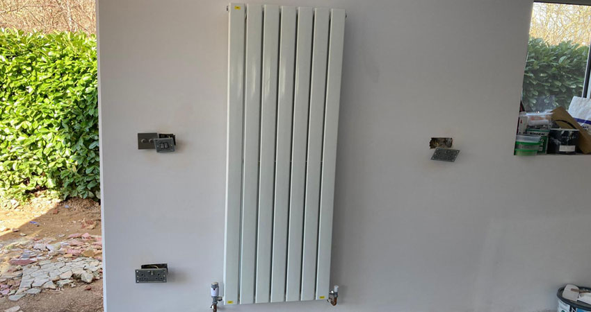 Hallawells Panelled Radiator installation
